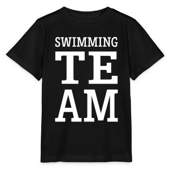 Swimming Team - Stanley/Stella MINI CREATOR Kids’ T-Shirt - black - Front - Mikhail (115cm)