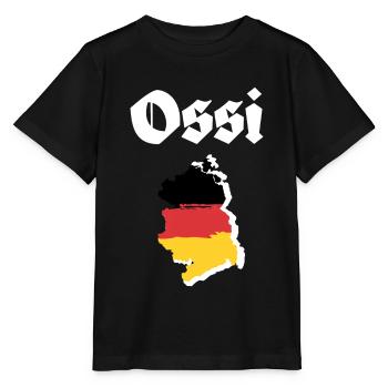 Ossi DDR Ostdeutschland - Stanley/Stella Kinder T-Shirt MINI CREATOR  - Schwarz - Vorne - Mikhail (115cm)