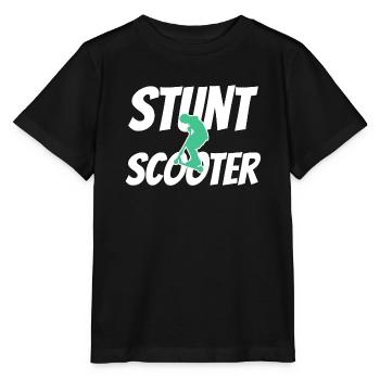 Cascade de scooter - T-shirt bio MINI CREATOR Stanley/Stella Enfant - noir - Devant - Mikhail (115cm)