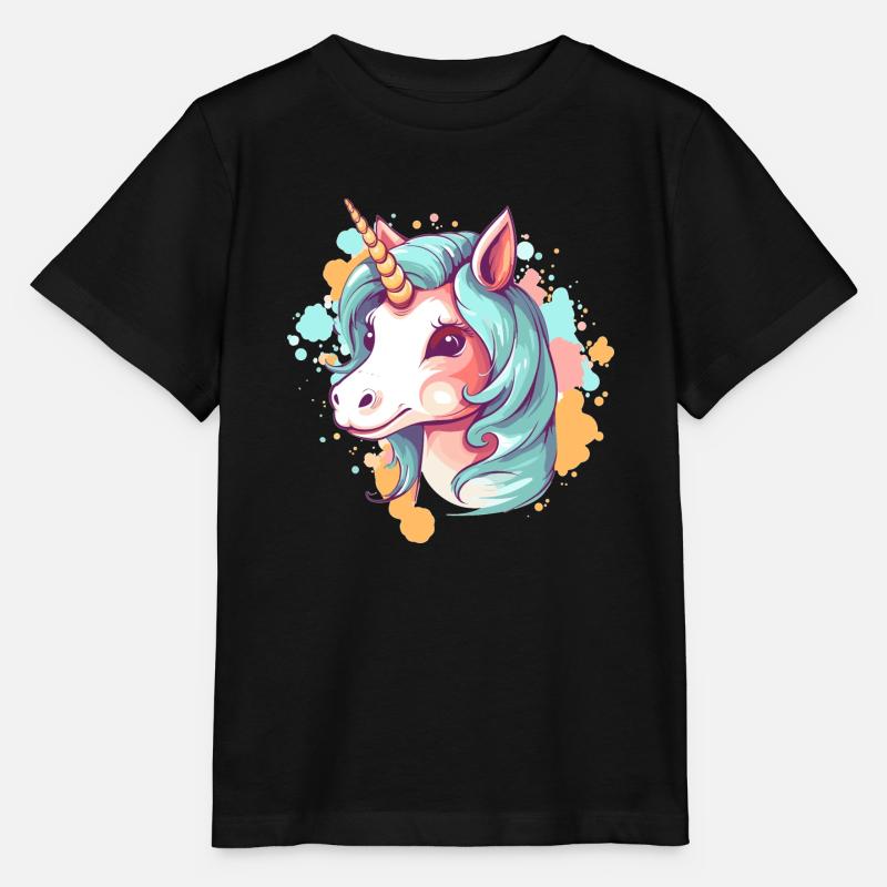 Licorne - T-shirt bio MINI CREATOR Stanley/Stella Enfant - noir