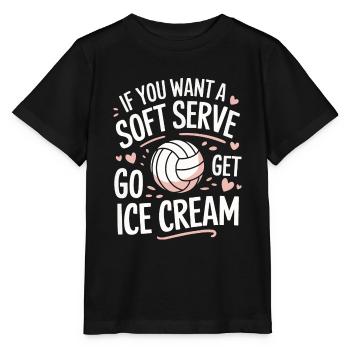 Volleyball Player Beach Volleyball Volleyball Player S - Stanley/Stella MINI CREATOR Kids’ T-Shirt - black - Front - Mikhail (115cm)