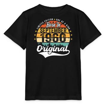 September 1960 Jubilee 1960 September - Stanley/Stella MINI CREATOR Kids’ T-Shirt - black - Front - Mikhail (115cm)