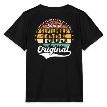 September 1985 Jubilee 1985 September - Stanley/Stella MINI CREATOR Kids’ T-Shirt - black - Front - Mikhail (115cm)