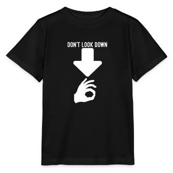 Doigts à l’intérieur des phrases drôles - T-shirt bio MINI CREATOR Stanley/Stella Enfant - noir - Devant - Mikhail (115cm)