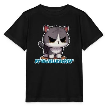 Krawallkadser! Harmlos, witzig, mit Lächelgaratie - Stanley/Stella Kinder T-Shirt MINI CREATOR  - Schwarz - Vorne - Mikhail (115cm)