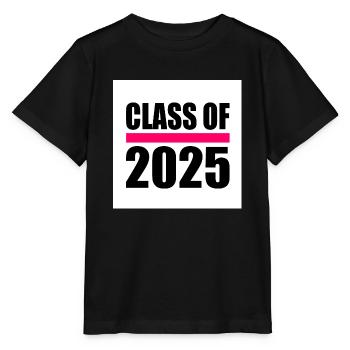 Class of 2025 - Stanley/Stella MINI CREATOR Kids’ T-Shirt - black - Front - Mikhail (115cm)