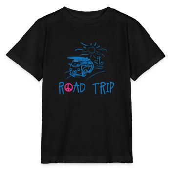 Van on the road - T-shirt bio MINI CREATOR Stanley/Stella Enfant - noir - Devant - Mikhail (115cm)