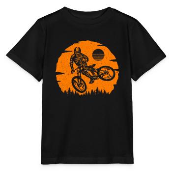Vélo de montagne Vélo de montagne - T-shirt bio MINI CREATOR Stanley/Stella Enfant - noir - Devant - Mikhail (115cm)