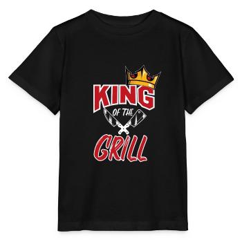 King of the Grill - Stanley/Stella MINI CREATOR Kids’ T-Shirt - black - Front - Mikhail (115cm)