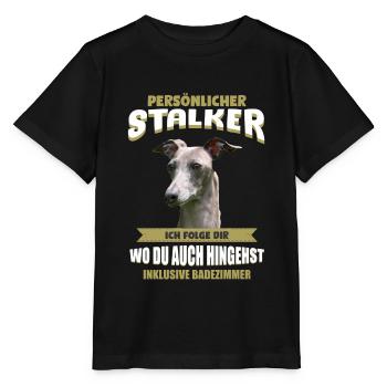 Italienisches Windspiel Tshirt - Italienisches - Stanley/Stella Kinder T-Shirt MINI CREATOR  - Schwarz - Vorne - Mikhail (115cm)