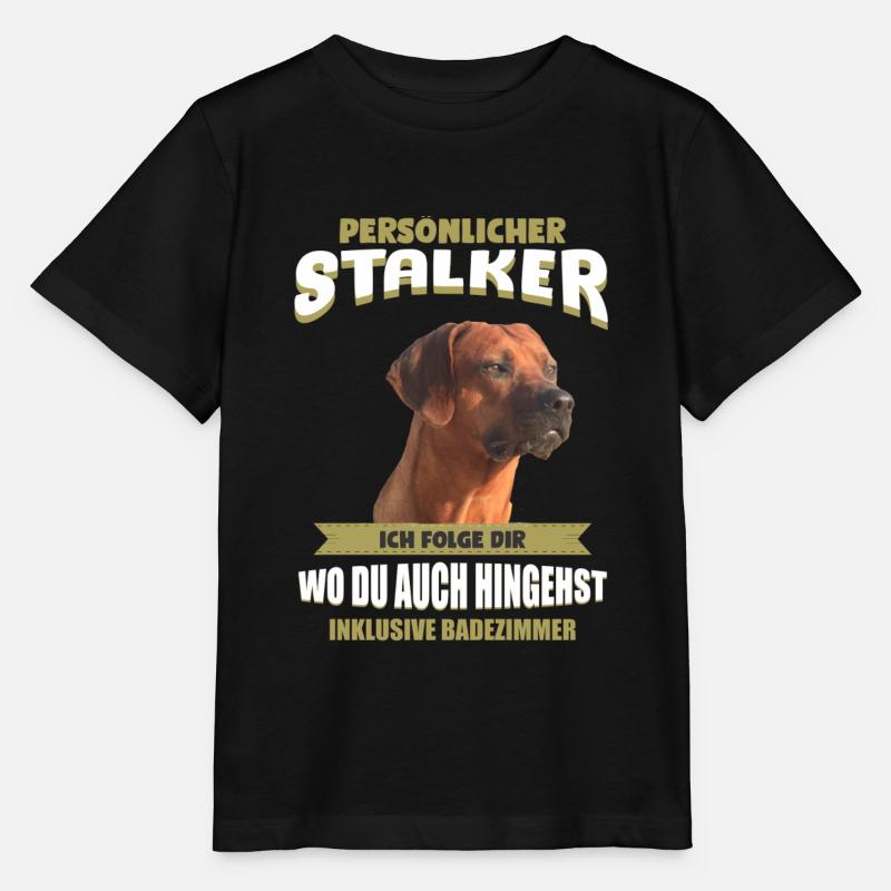 Rhodesian Ridgeback - Rhodesian Ridgeback Hund - Stanley/Stella Kinder T-Shirt MINI CREATOR  - Schwarz