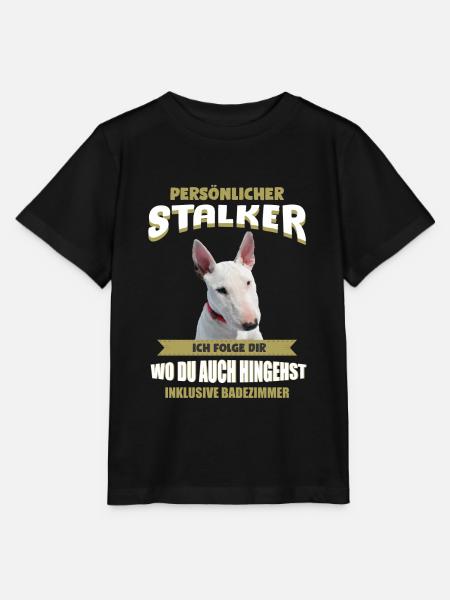 Bullterrier Hund - Bullterrier - Stanley/Stella Kinder T-Shirt MINI CREATOR  - Schwarz