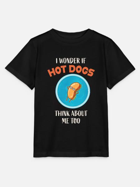 Hot Dog Hot dogs - Stanley/Stella T-shirt MINI CREATOR til børn - sort