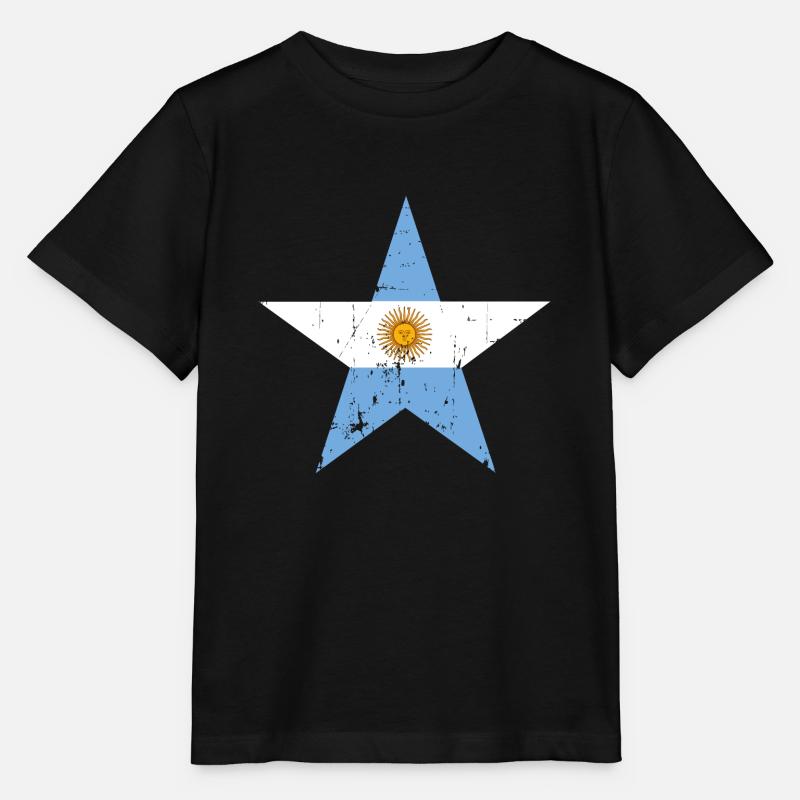 Argentine - T-shirt bio MINI CREATOR Stanley/Stella Enfant - noir