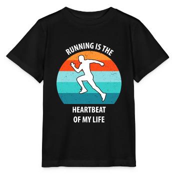 Faire du jogging - T-shirt bio MINI CREATOR Stanley/Stella Enfant - noir - Devant - Mikhail (115cm)