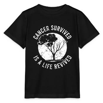 Krebs Überlebender - Stanley/Stella Kinder T-Shirt MINI CREATOR  - Schwarz - Vorne - Mikhail (115cm)