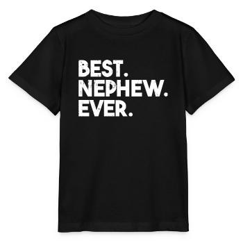 Best Nephew Ever - Stanley/Stella MINI CREATOR Kids’ T-Shirt - black - Front - Mikhail (115cm)