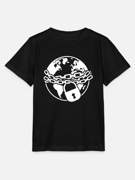 Lock down - Stanley/Stella Kinder T-Shirt MINI CREATOR  - Schwarz