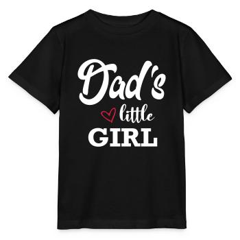 Baby Child Dad Dad Little Girl Little Girl - Stanley/Stella MINI CREATOR Kids’ T-Shirt - black - Front - Mikhail (115cm)