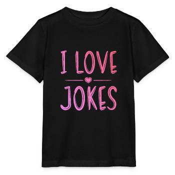 Ich liebe Witze - Stanley/Stella Kinder T-Shirt MINI CREATOR  - Schwarz - Vorne - Mikhail (115cm)