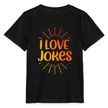 Ich liebe Witze - Stanley/Stella Kinder T-Shirt MINI CREATOR  - Schwarz - Vorne - Mikhail (115cm)