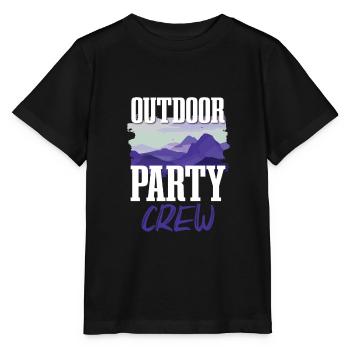 Équipe de fête en plein air - T-shirt bio MINI CREATOR Stanley/Stella Enfant - noir - Devant - Mikhail (115cm)