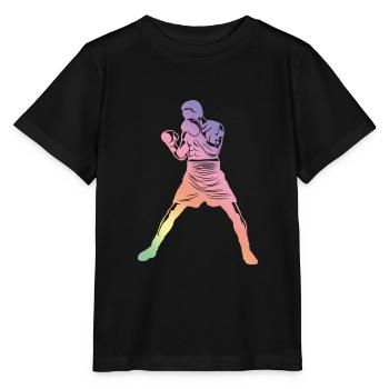 Boxen Silhouette - Stanley/Stella Kinder T-Shirt MINI CREATOR  - Schwarz - Vorne - Mikhail (115cm)