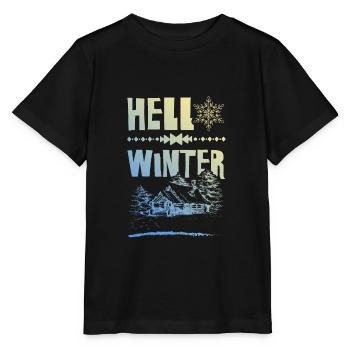 Hello Winter - Stanley/Stella Kinder T-Shirt MINI CREATOR  - Schwarz - Vorne - Mikhail (115cm)