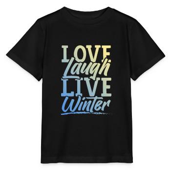 Love Live Winter - T-shirt bio MINI CREATOR Stanley/Stella Enfant - noir - Devant - Mikhail (115cm)