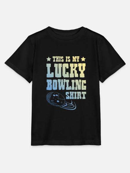 Bowling Shirt - Stanley/Stella Kinder T-Shirt MINI CREATOR  - Schwarz