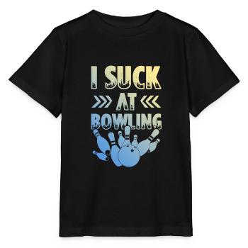 Bowling spruch lustig - Stanley/Stella Kinder T-Shirt MINI CREATOR  - Schwarz - Vorne - Mikhail (115cm)