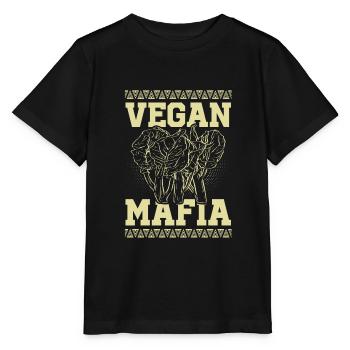 Vegan Mafia - Stanley/Stella Kinder T-Shirt MINI CREATOR  - Schwarz - Vorne - Mikhail (115cm)