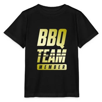 Équipe Bbq - T-shirt bio MINI CREATOR Stanley/Stella Enfant - noir - Devant - Mikhail (115cm)