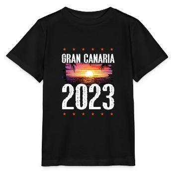 Grande Canarie 2023 (Garantie du prix le plus bas) - T-shirt bio MINI CREATOR Stanley/Stella Enfant - noir - Devant - Mikhail (115cm)