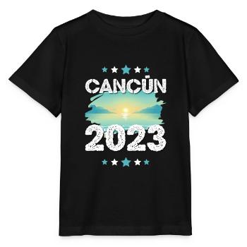 Cancun 2023 - Stanley/Stella Kinder T-Shirt MINI CREATOR  - Schwarz - Vorne - Mikhail (115cm)