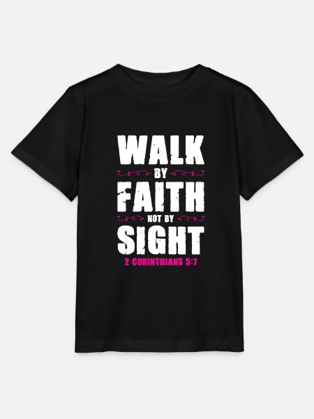 bibel vertrauen - Stanley/Stella Kinder T-Shirt MINI CREATOR - Schwarz