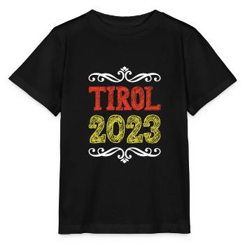 Tyrol 2023 - T-shirt bio MINI CREATOR Stanley/Stella Enfant - noir - Devant - Mikhail (115cm)