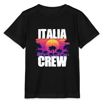 Italia Urlaub - Stanley/Stella Kinder T-Shirt MINI CREATOR  - Schwarz - Vorne - Mikhail (115cm)