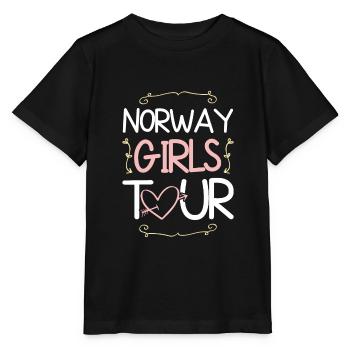 Tournée des filles de Norvège - T-shirt bio MINI CREATOR Stanley/Stella Enfant - noir - Devant - Mikhail (115cm)
