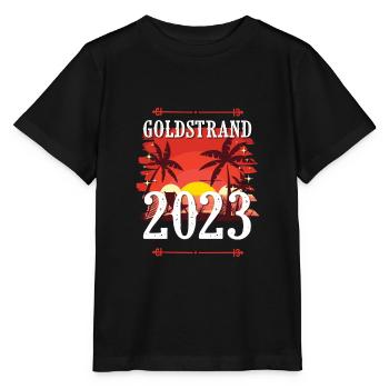 Goldstrand 2023 - Stanley/Stella Kinder T-Shirt MINI CREATOR  - Schwarz - Vorne - Mikhail (115cm)