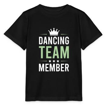 Dancing Team - Stanley/Stella Kinder T-Shirt MINI CREATOR  - Schwarz - Vorne - Mikhail (115cm)