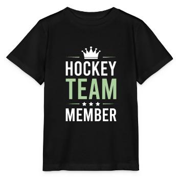 Hockey Team - Stanley/Stella MINI CREATOR Kids’ T-Shirt - black - Front - Mikhail (115cm)