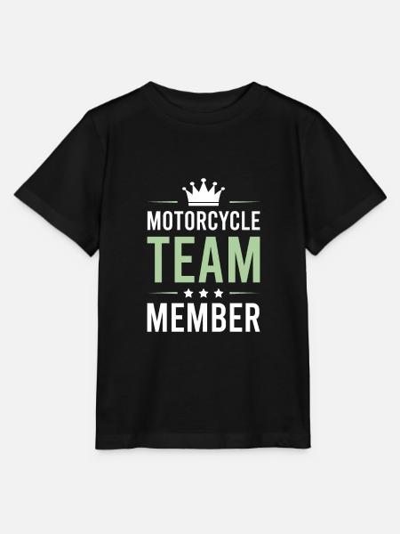 Motorcycle Team - Stanley/Stella Kinder T-Shirt MINI CREATOR - Schwarz