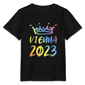 Vienne 2023 Vienne - T-shirt bio MINI CREATOR Stanley/Stella Enfant - noir - Devant - Mikhail (115cm)