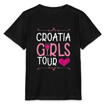 Tournée des filles en Croatie - T-shirt bio MINI CREATOR Stanley/Stella Enfant - noir - Devant - Mikhail (115cm)