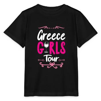Griechenland Girls Tour - Stanley/Stella Kinder T-Shirt MINI CREATOR  - Schwarz - Vorne - Mikhail (115cm)