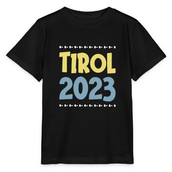 Tyrol 2023 - T-shirt bio MINI CREATOR Stanley/Stella Enfant - noir - Devant - Mikhail (115cm)