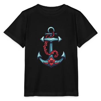Anker Hafen - Stanley/Stella Kinder T-Shirt MINI CREATOR  - Schwarz - Vorne - Mikhail (115cm)