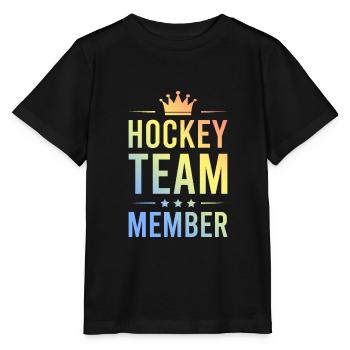 Hockey Team Bunt - Stanley/Stella MINI CREATOR Kids’ T-Shirt - black - Front - Mikhail (115cm)