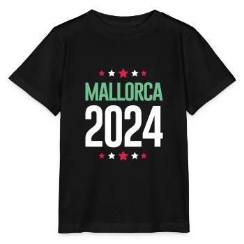 Jours fériés à Majorque 2024 - T-shirt bio MINI CREATOR Stanley/Stella Enfant - noir - Devant - Mikhail (115cm)